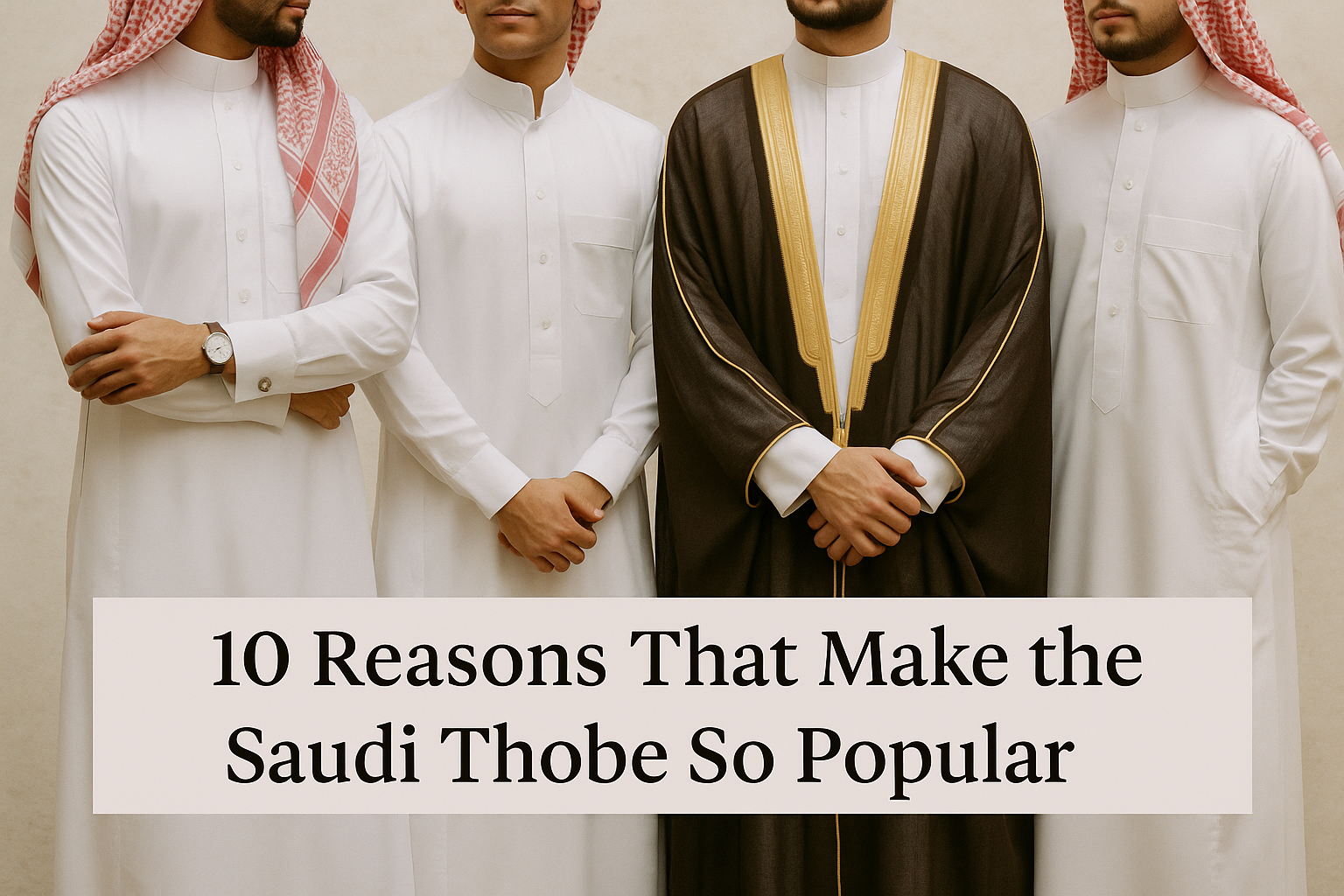 10 Reasons That Make the Saudi Thobe So Popular