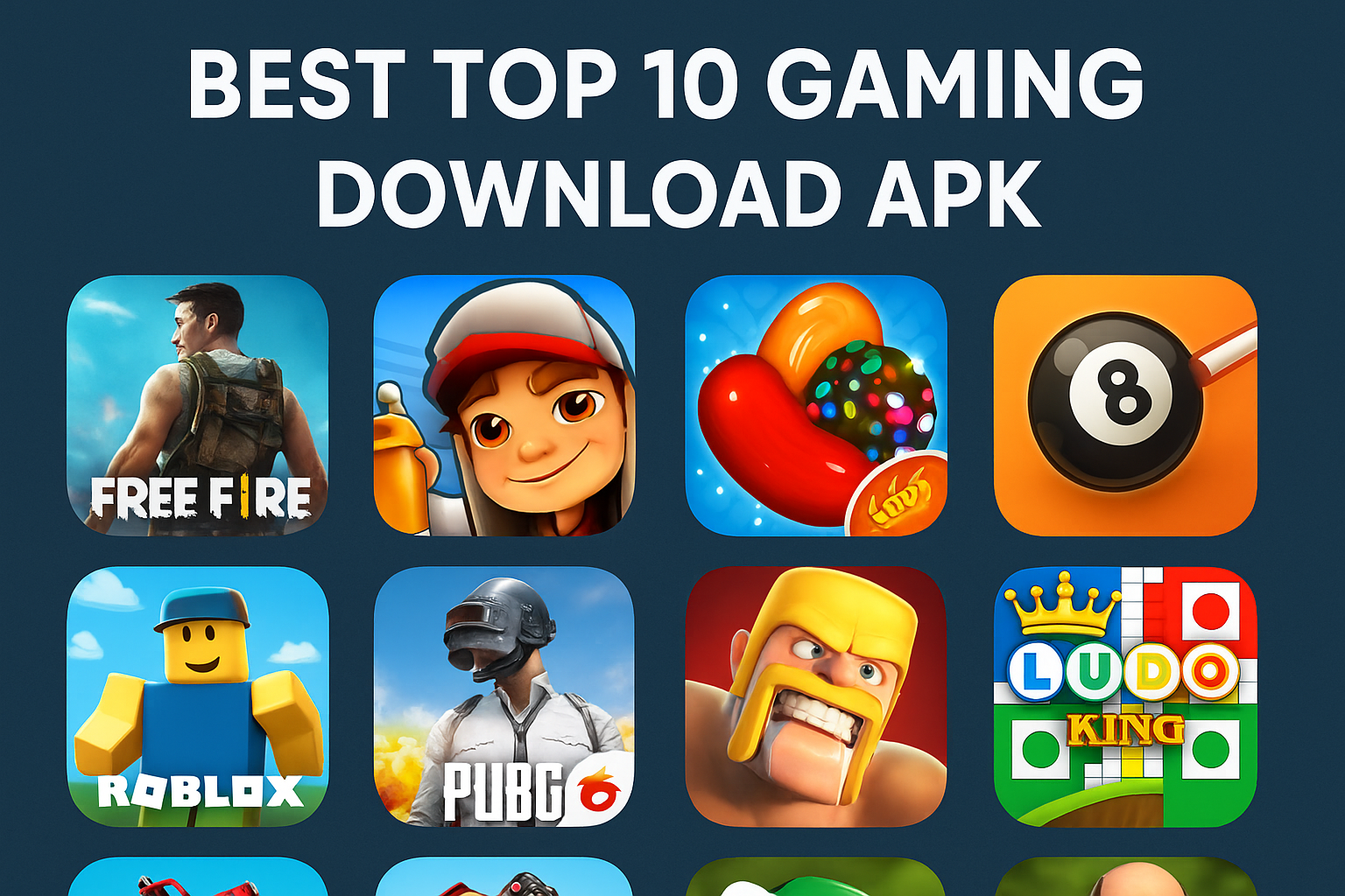 Best Top 10 Gaming Download APK