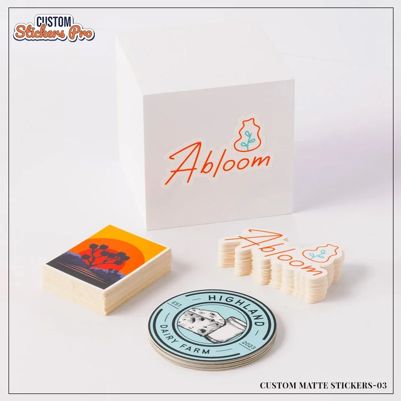 Custom Matte Stickers