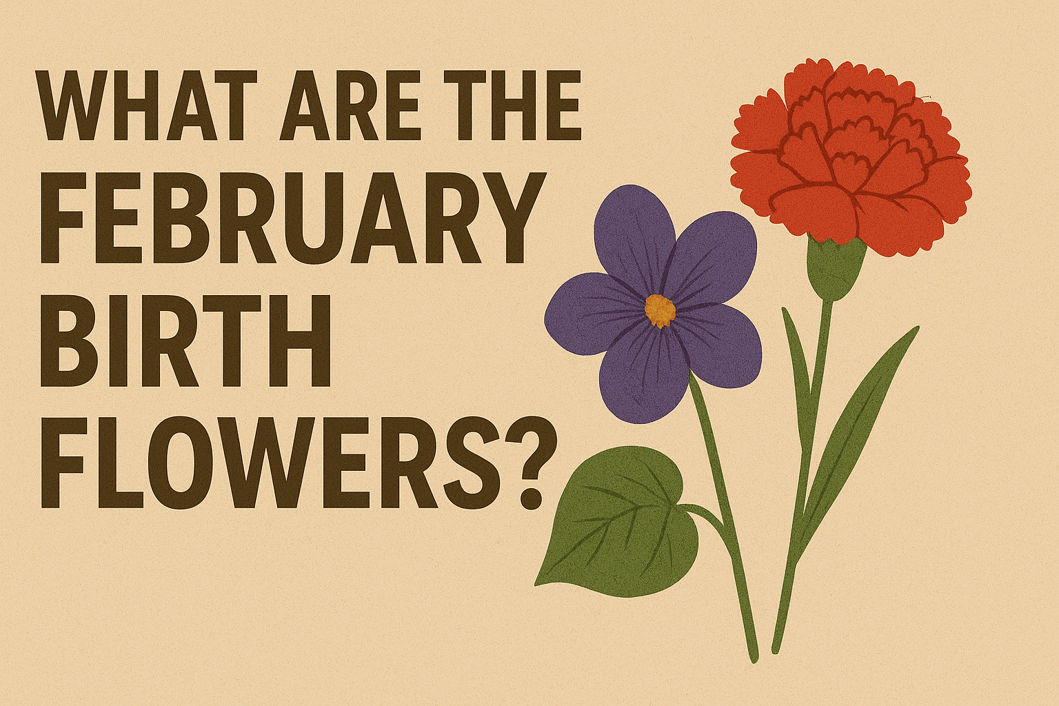 February Birth Flowers