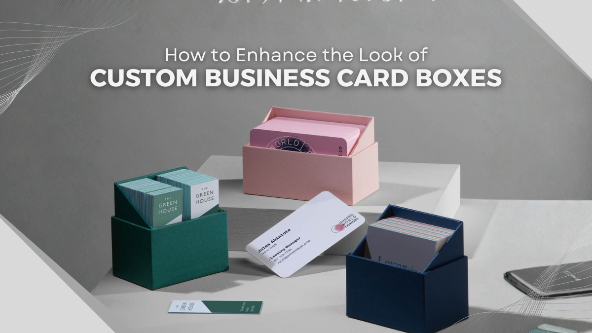 Custom Business Card Boxes