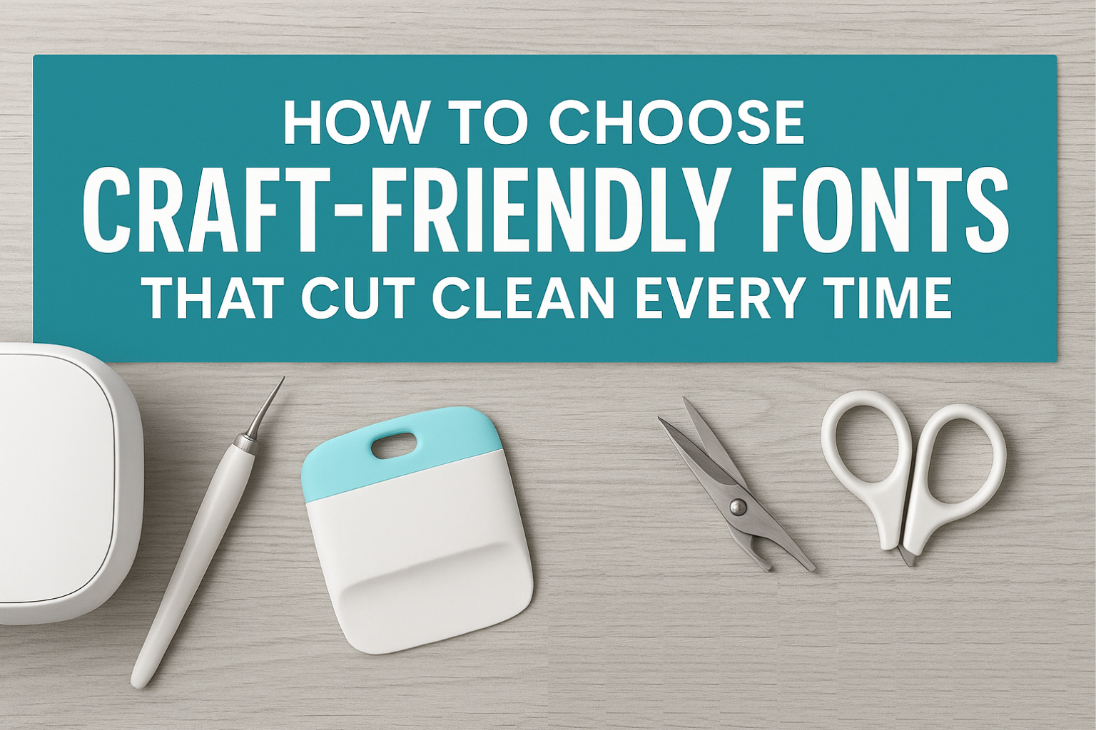 How to Choose Craft-Friendly Fonts That Cut Clean Every Time
