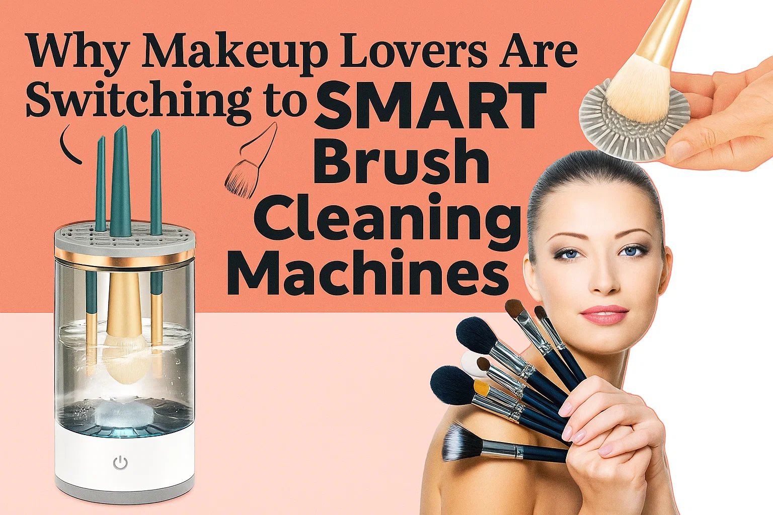 portable makeup brush cleaner