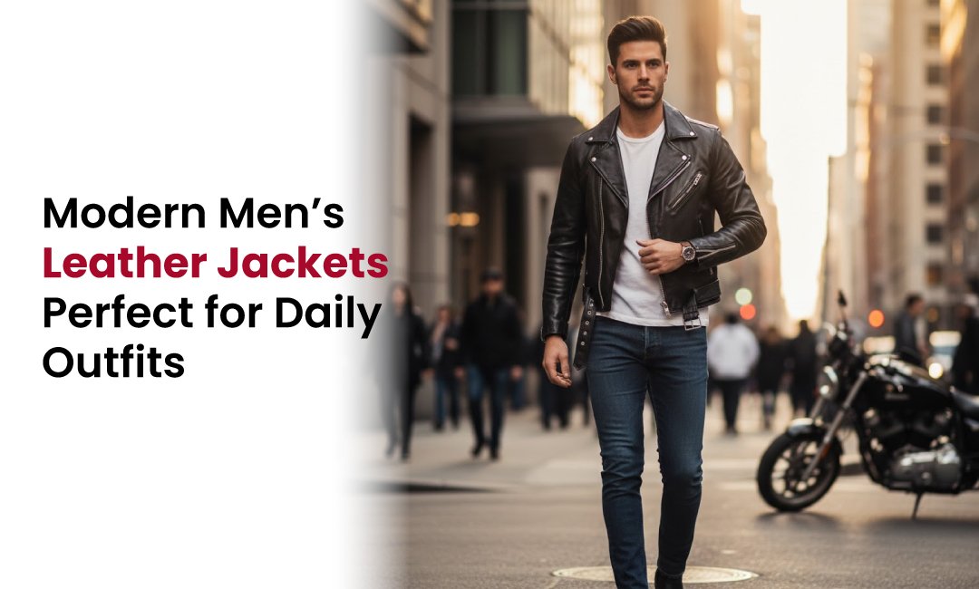 Modern Men’s Leather Jackets Perfect for Daily Outfits