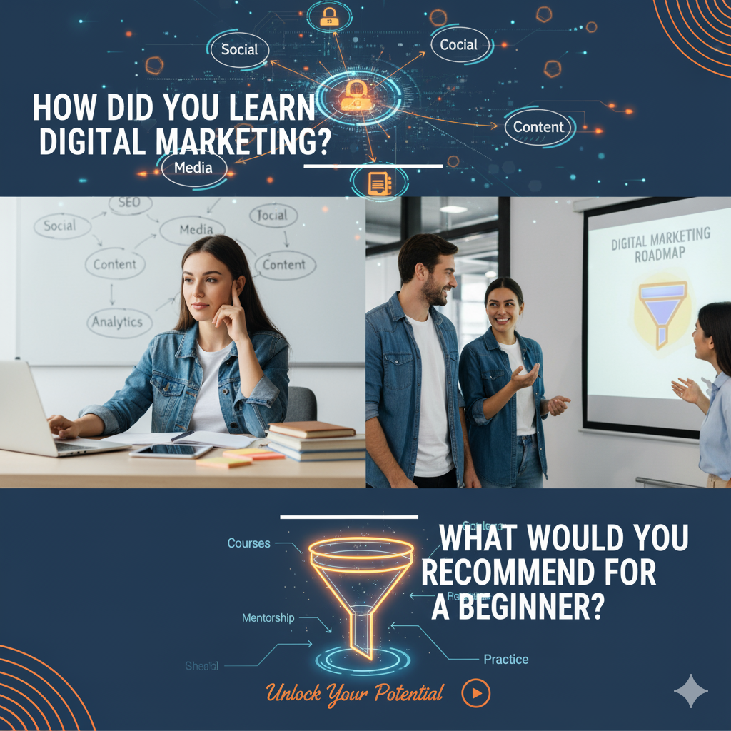 How Did You Learn Digital Marketing, and What Would You Recommend for a Beginner?