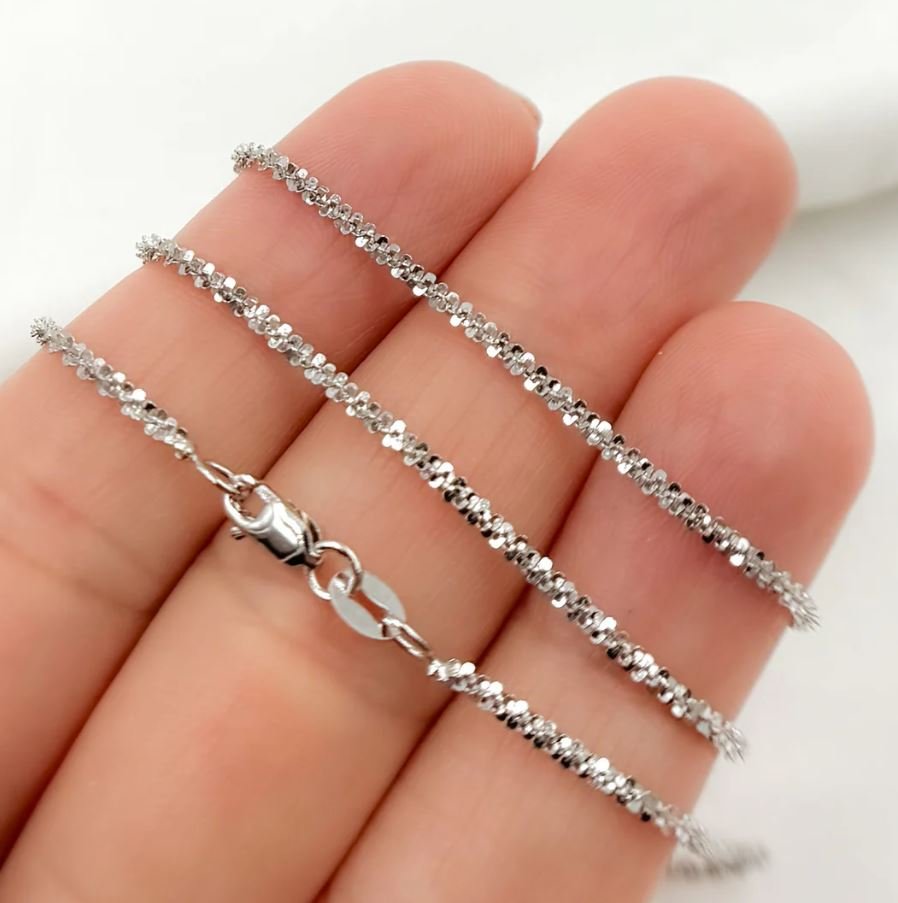 white gold necklace chain