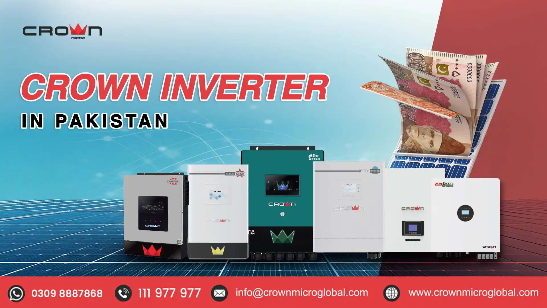 crown inverter price in Pakistan