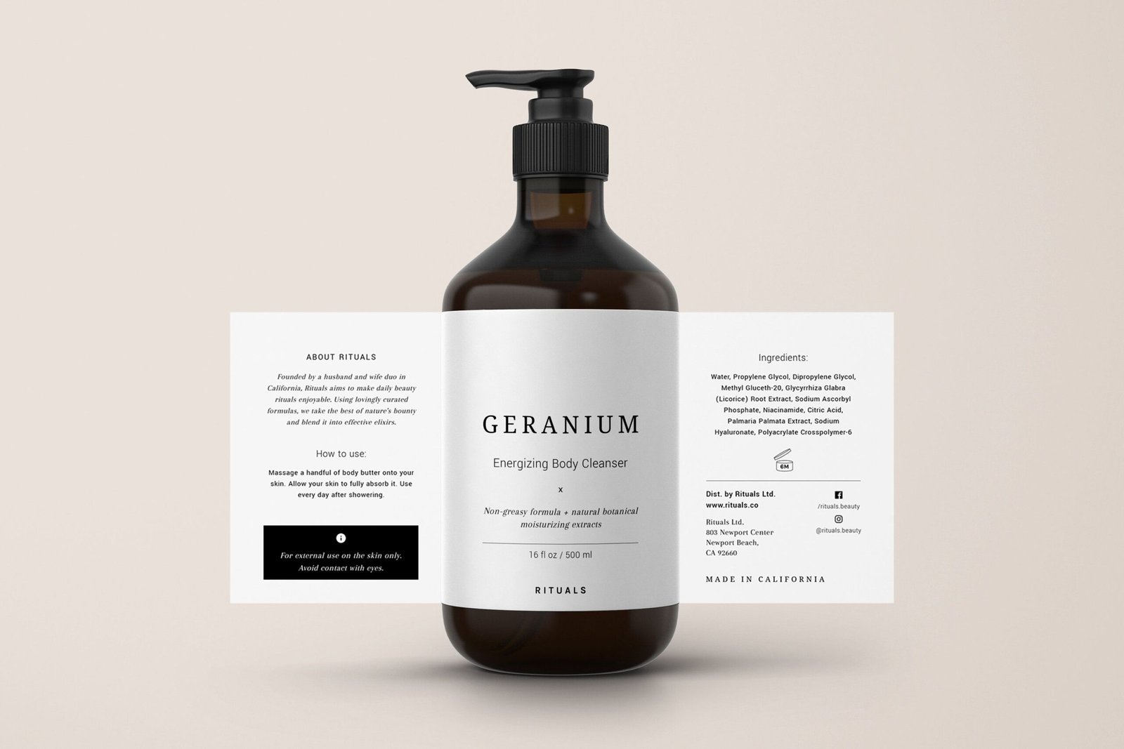 Custom Lotion Labels