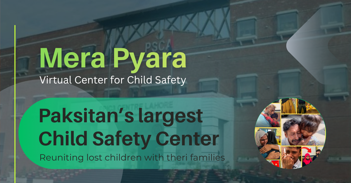 Mera Pyara pakistan largest child safety platform reuniting lost children ith their families
