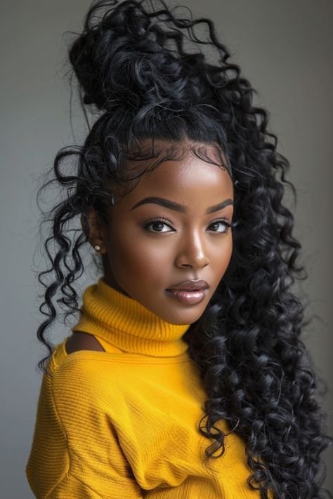 Amazing Look With Curly Wigs