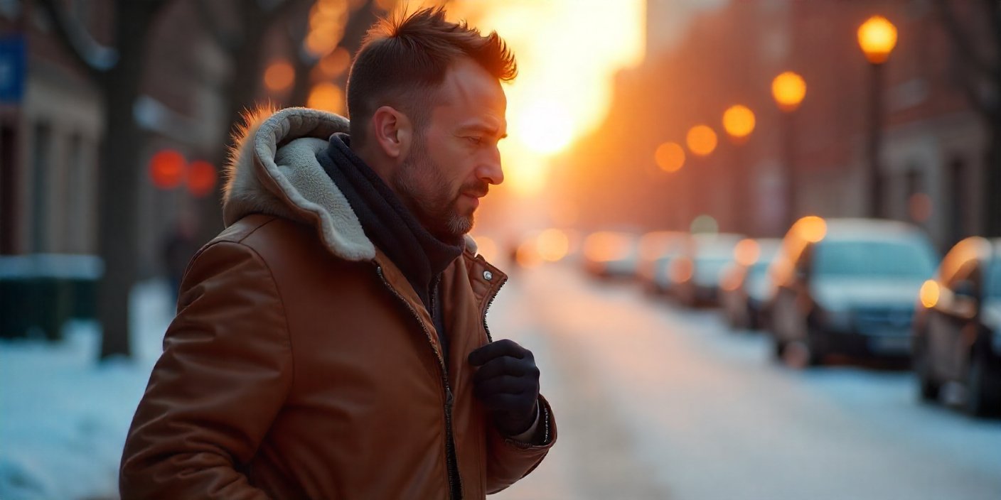 leather jacket for men